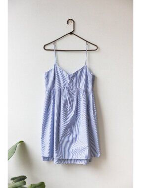 Derek Lam Women's Blue and White Casual-dress